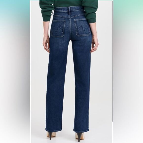 NWT MOTHER Women's Patch Pocket Rambler Zip Sneak Jeans size 26 - Picture 2 of 15